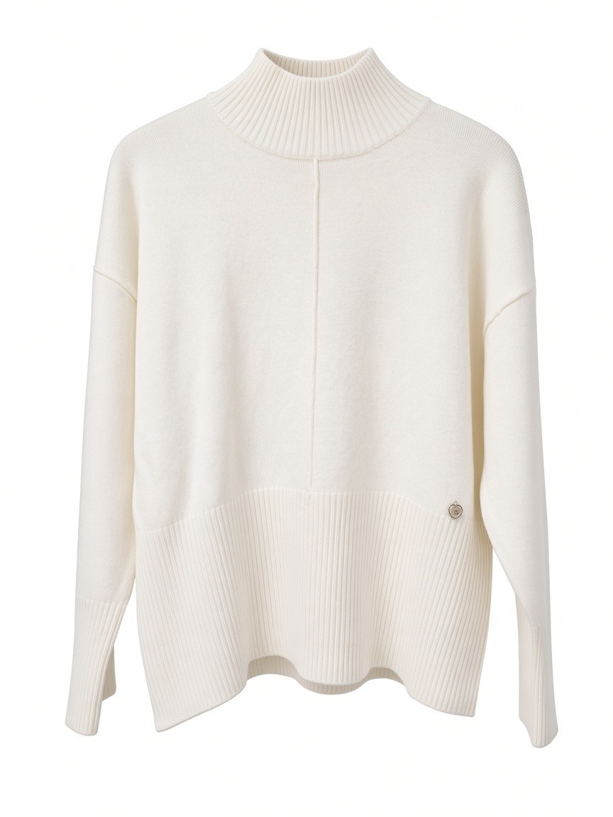 Dámsky rolák N.EVERY DAY SOFT WHITE Smotanovo-biely s.WEAR 1